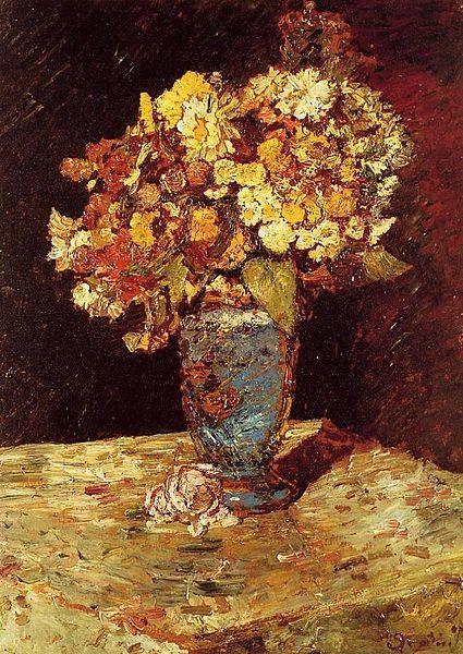 Monticelli, Adolphe-Joseph Still Life with Wild and Garden Flowers